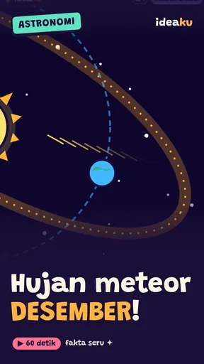 Thumbnail Shorts hujan meteor Geminid